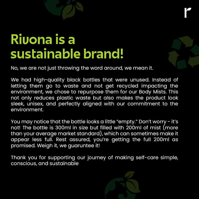 Rivona Vanilla Oud - Warm & Woody Body Mist | 200ml