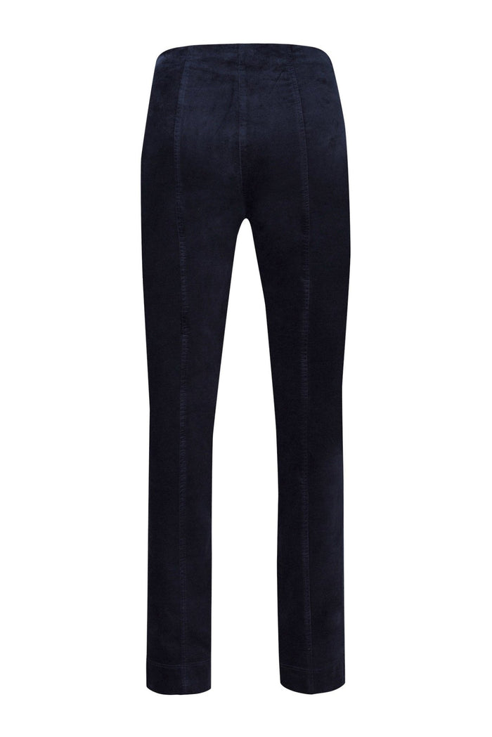 Robell 51414-54362 Marie Regular Length (78cm) Cord Trouser in dark colour by Robell Shop Robell at Dotique