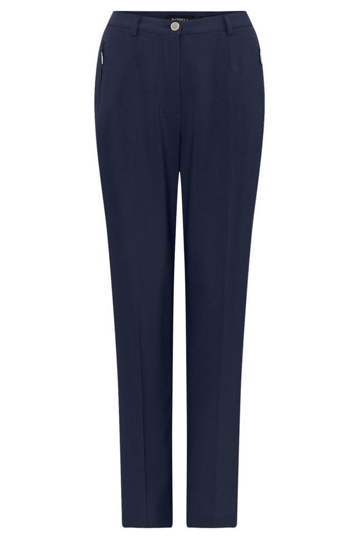 Robell 51562 5405 Sahra Short Fit Trouser( 73cm) - Navy - Dotique - Robell