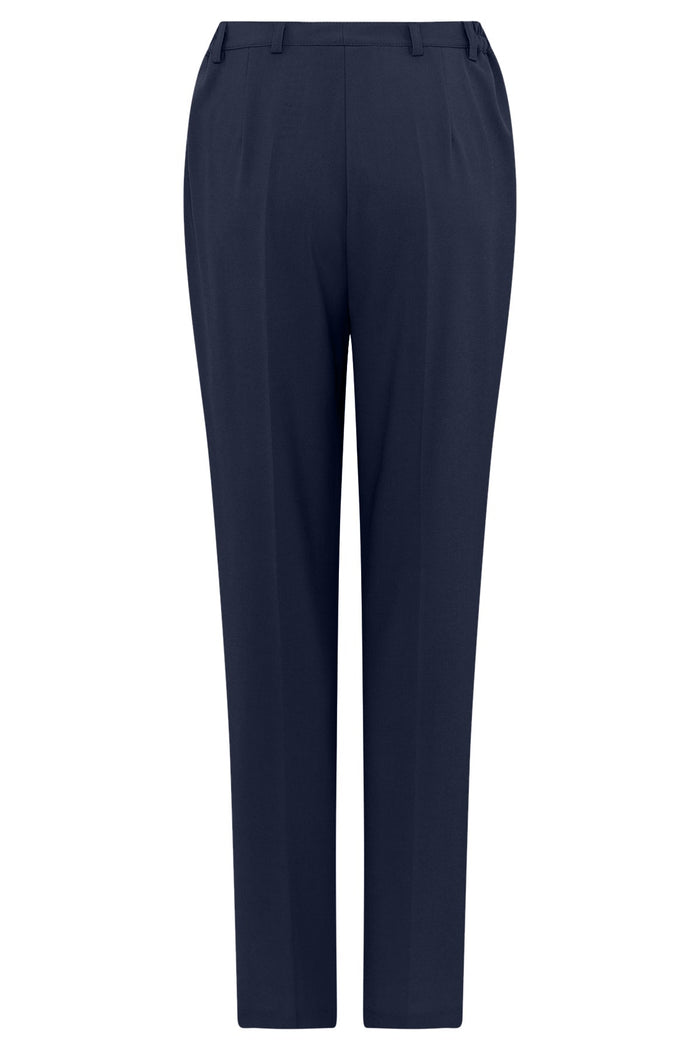 Robell 51562 5405 Sahra Short Fit Trouser( 73cm) - Navy - Dotique - Robell