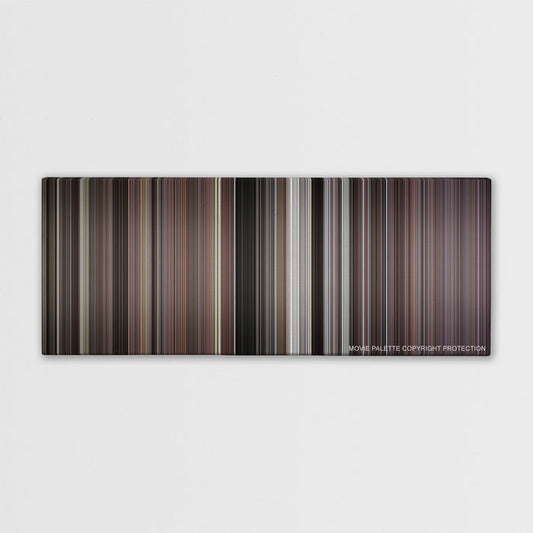 Rocky IV color palette canvas print: thousands of thin vertical stripes of color