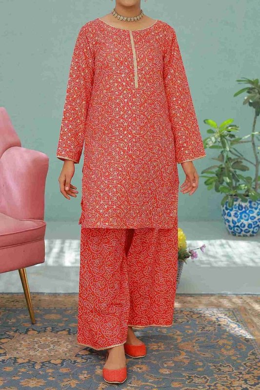 Ruby Radiance (Farshi Shalwar) Stitched X KHUSSA (COMBO SET)
