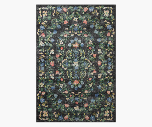 Palais Windsor Printed Rug - Black