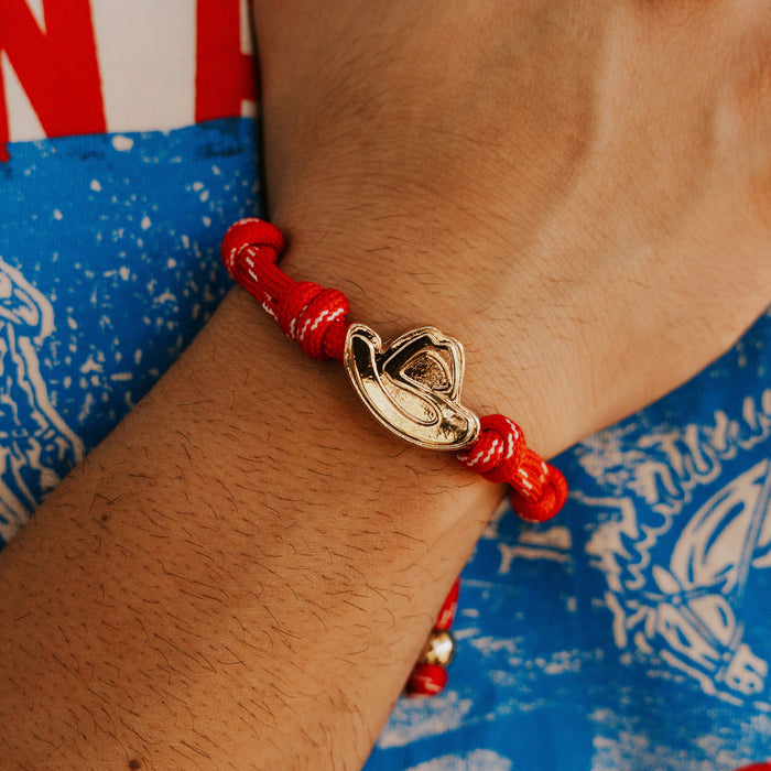 SA RODEO PARACORD BRACELET RED