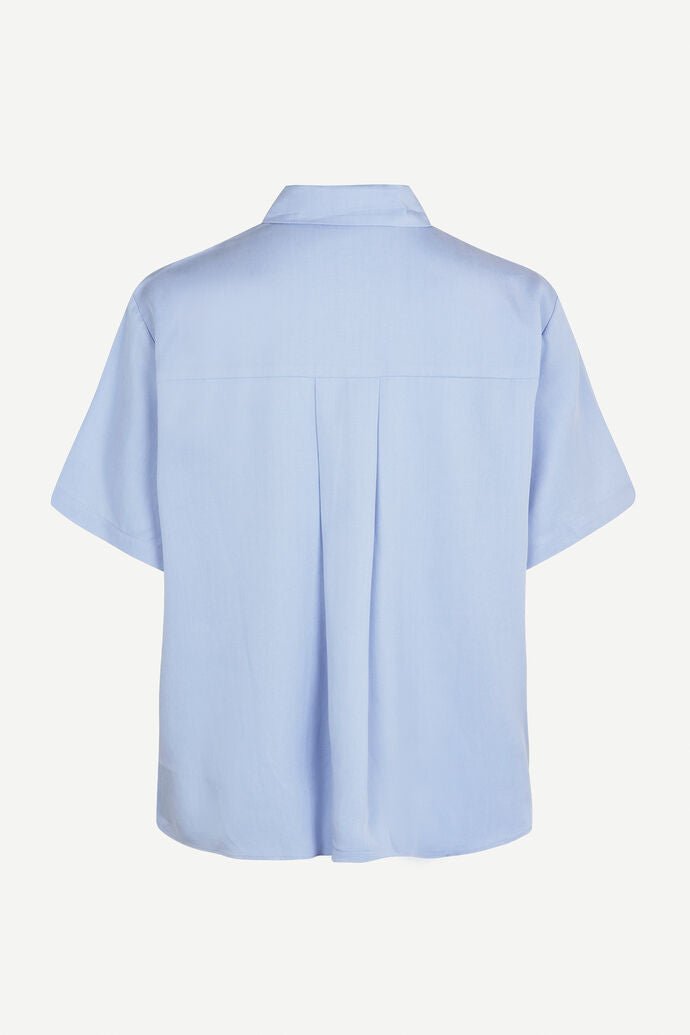 Samsoe Samsoe - Mina SS Shirts 14028 - Blue Heron (Bleu Ciel)-Chemises-F21200143