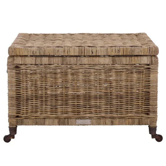 Sanaki Wood Storage Bin in Natural