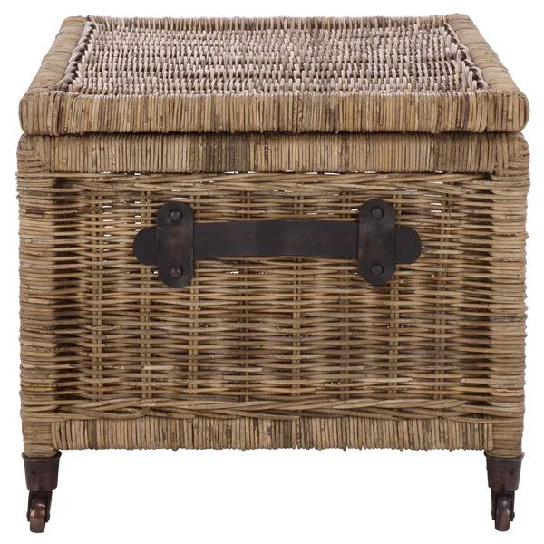 Sanaki Wood Storage Bin in Natural