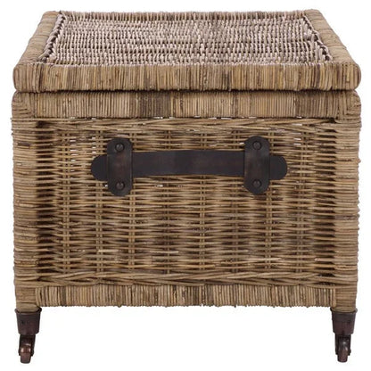 Sanaki Wood Storage Bin in Natural