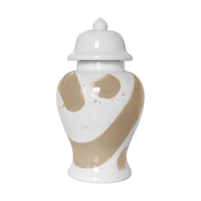 Sand Brushstroke Ginger Jars