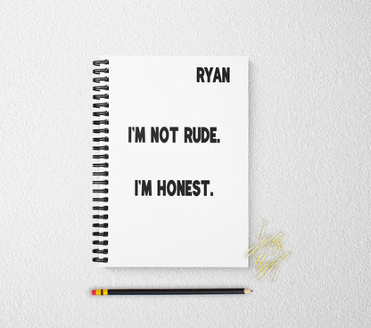Sarcastic notebook funny