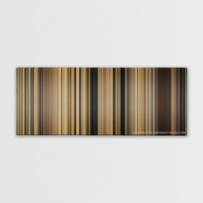 Saving Mr. Banks color palette canvas print: thousands of thin vertical stripes of color