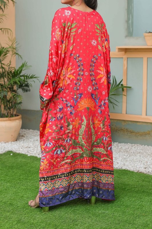 Scarlet Garden Kaftan