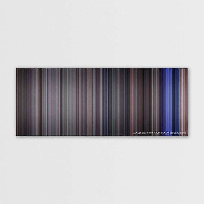School of Rock color palette canvas print: thousands of thin vertical stripes of color