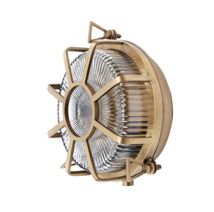 Seagate Exterior Wall Bracket Solid Brass 21x11cm