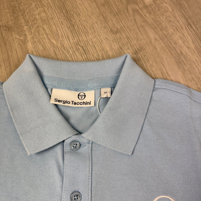 Sergio Tacchini 'Classica' Polo Shirt - Baby Blue