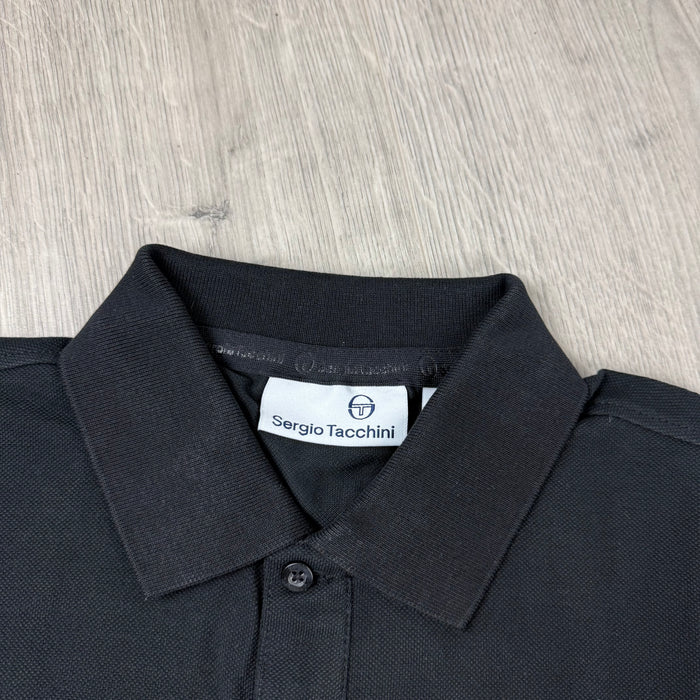 Sergio Tacchini 'Classica' Polo Shirt - Black