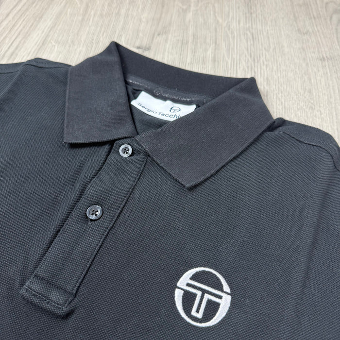 Sergio Tacchini 'Classica' Polo Shirt - Black