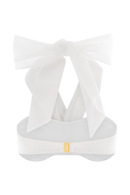 Sheryl Bow Bikini Top - Ivory