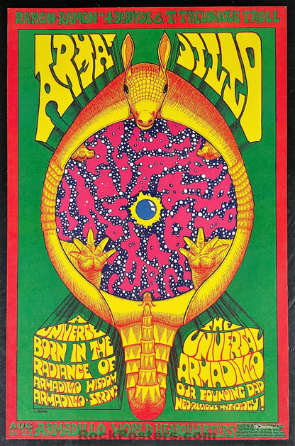 AUCTION - AOR 4.169 - 1969 Poster - Armadillo - Excellent-469148-277470