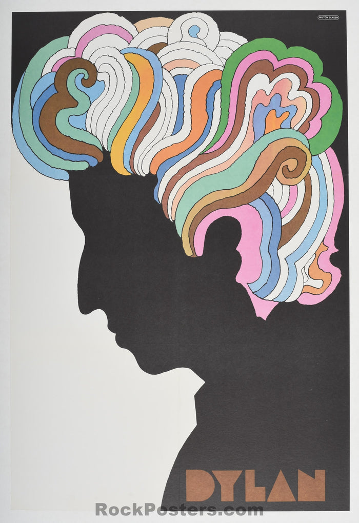 AUCTION - Bob Dylan - Original 1967 - Linen Backed Poster - Milton Glaser - Near Mint-536920-333215