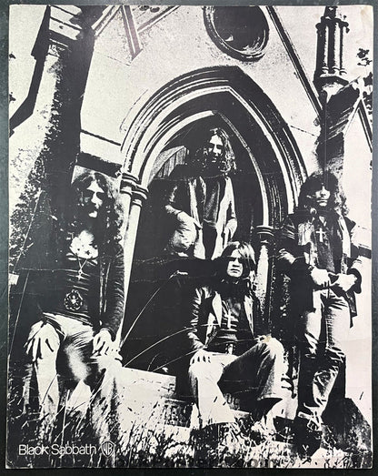 AUCTION - Black Sabbath -  Warner Brothers In-Store - 1970s Promo Poster - Good-471211-277474