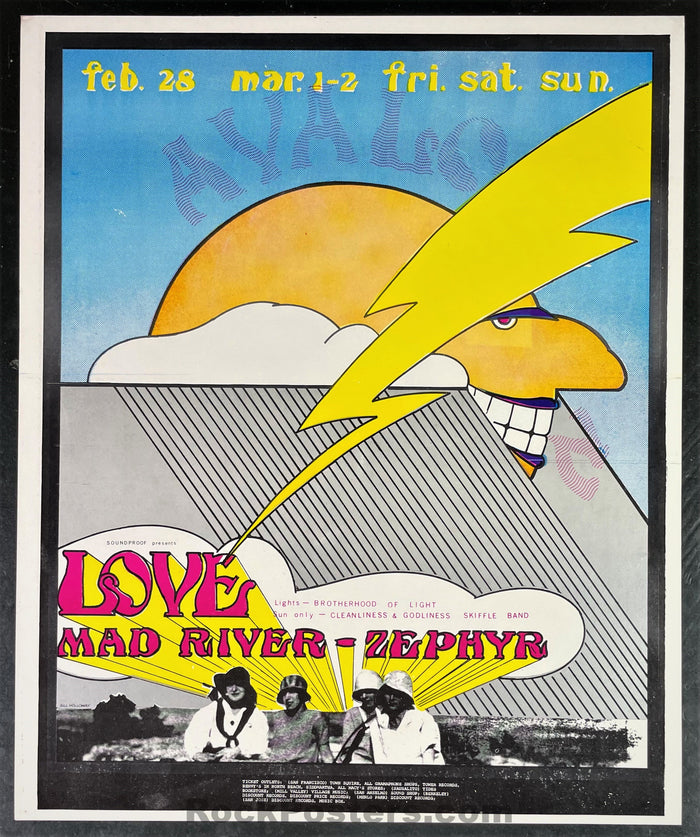 AUCTION - AOR-2.28 - Love - 1967 Poster - Avalon Ballroom - Near Mint Minus-474769-277477