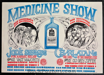AUCTION - AOR 2.300 - Rick Griffin Charlatans - 1967 Poster - San Rafael - Near Mint-469723-277493