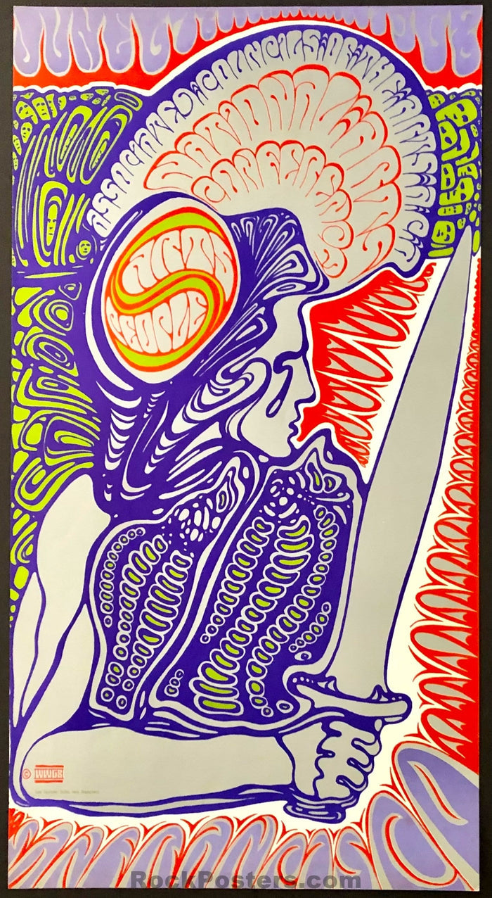 Auction - Wes Wilson - Council of the Arts - 1967 Summer of Love Poster - Excellent-537018-333320