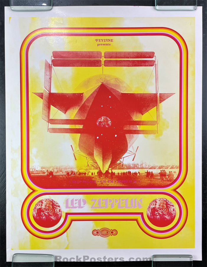 AUCTION - AOR-4.162 - Led Zeppelin - Missing Color Variant - 1970 Poster - Salt Lake City - Near Mint Minus-470993-277511