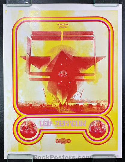 AUCTION - AOR-4.162 - Led Zeppelin - Missing Color Variant - 1970 Poster - Salt Lake City - Near Mint Minus-470993-277511