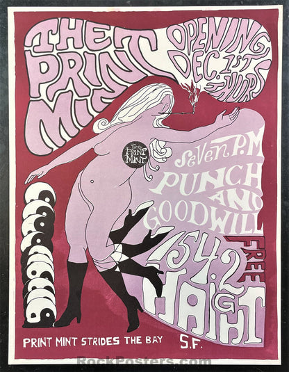 AUCTION - AOR 2.353 - Print Mint - 1966 Poster - Haight Street Opening - Near Mint Minus-469720-277530