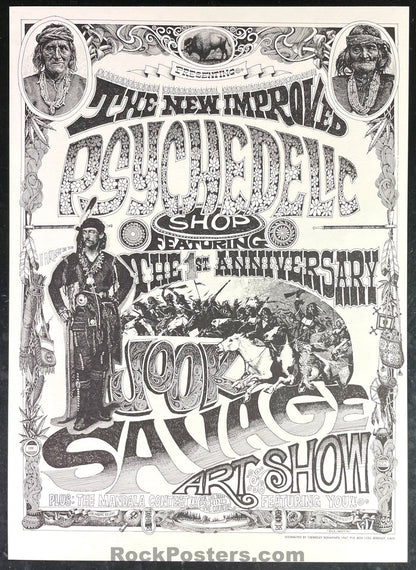 AUCTION - AOR Page 79 - Rick Griffin - 1967  2nd Print Poster - Psychedelic Shop - Near Mint-543198-333397