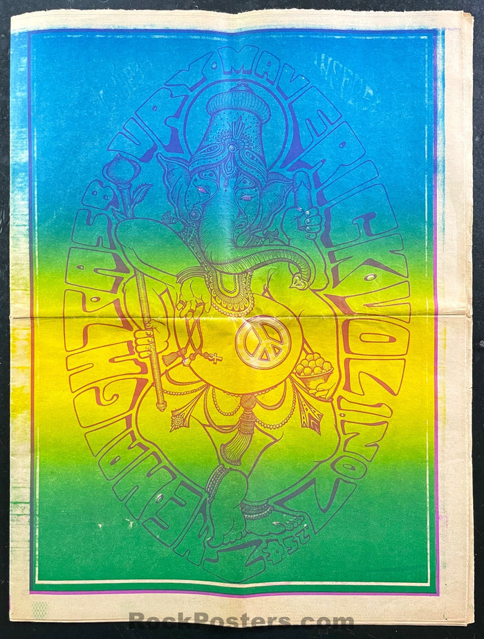 AUCTION - Haight Ashbury Maverick- Volume 1 Number 7 - 1967 - Underground Newspaper - Excellent-545016-333012