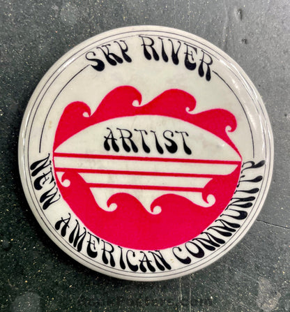AUCTION - Grateful Dead - Sky River Festival - 1968 Backstage Pinback - Near Mint Minus-544923-333061