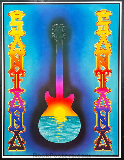 AUCTION - Santana - Kelley & Santana  SIGNED - 1997 Poster - Near Mint-580460-362657