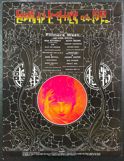 AUCTION - BG-247 - Alton Kelley Signed - 1970 Poster - Fillmore West - Excellent-543325-333075