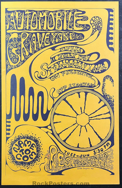 AUCTION - Psychedelic - Haight-Ashbury 1967 - Grand Opening Poster - Near Mint Minus-544901-333134