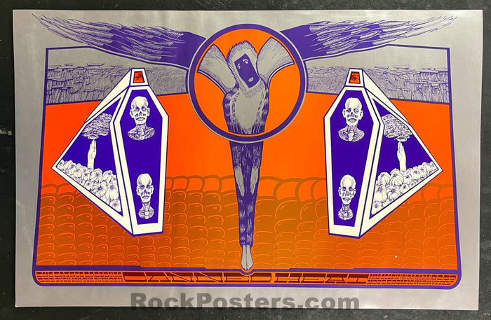 AUCTION - Canned Heat - Pacific Coast Highway - 1968 Poster - San Diego - Excellent-544895-333144