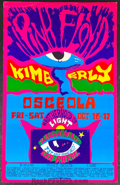 AUCTION - Pink Floyd - 1970 Poster - Pepperland - Excellent-544873-333171
