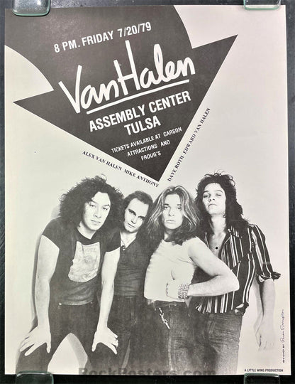 AUCTION - Van Halen - World Vacation Tour - Assembly Center Tulsa - 1979 Poster - Near Mint-471002-277466