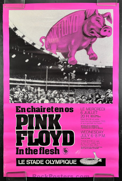 AUCTION - AOR-4.251 - Pink Floyd - 1977 Poster - Montreal - Excellent-469440-277467