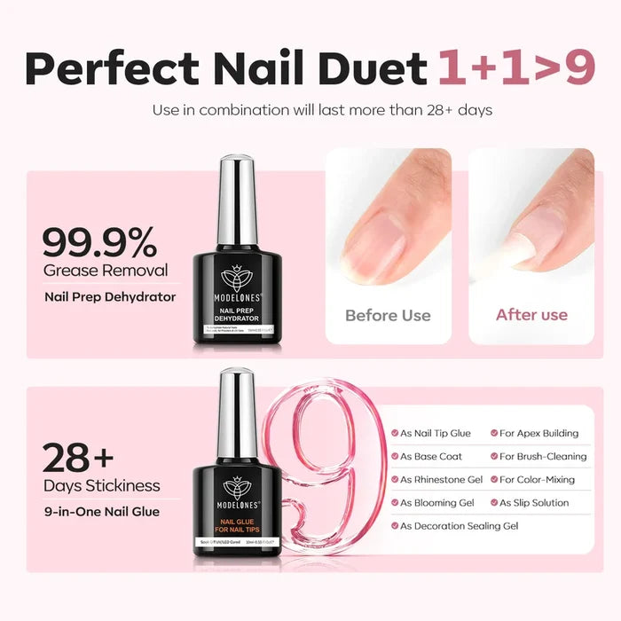 Short Almond Nail Tips Kit