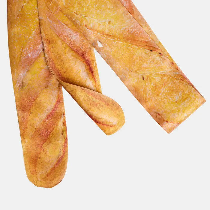 Silk Tie Scrunchie in Baguette