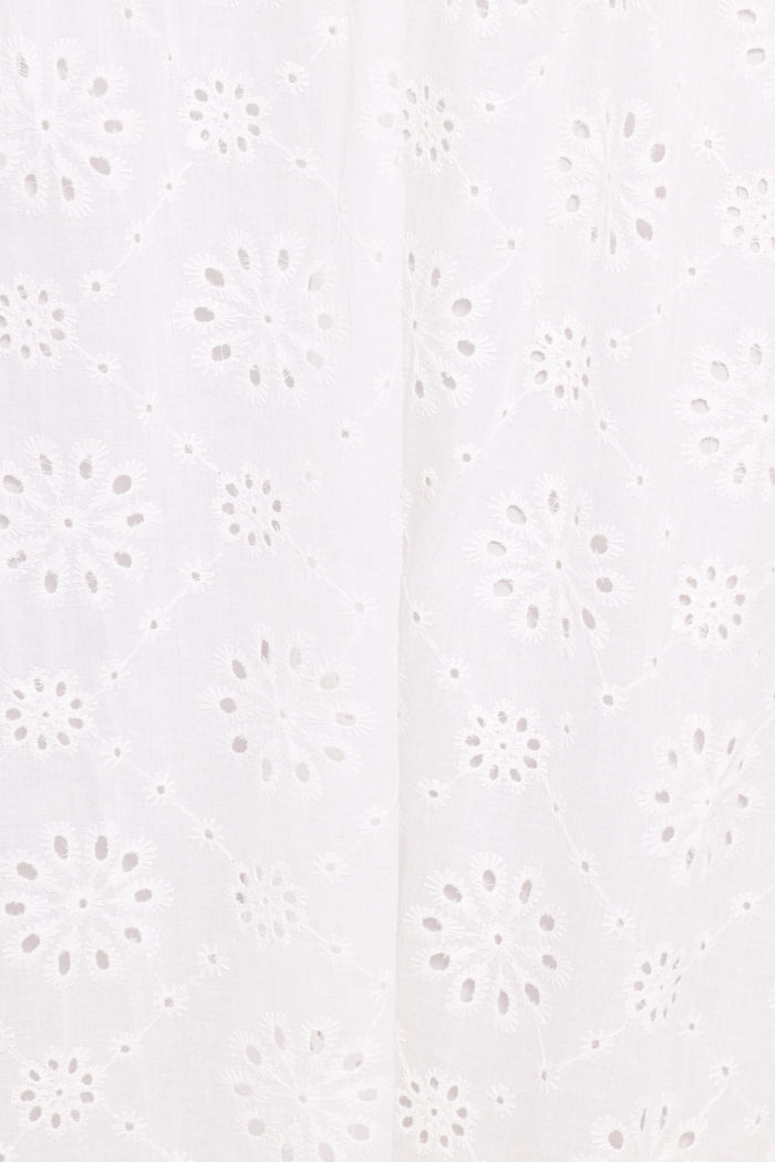 Petal and Pup USA BOTTOMS Sinead Eyelet Maxi Skirt - White