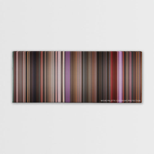 Singin' in the Rain color palette canvas print: thousands of thin vertical stripes of color