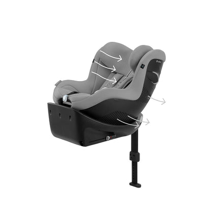 CYBEX Sirona Gi i-Size Plus Car Seat - Stone Grey