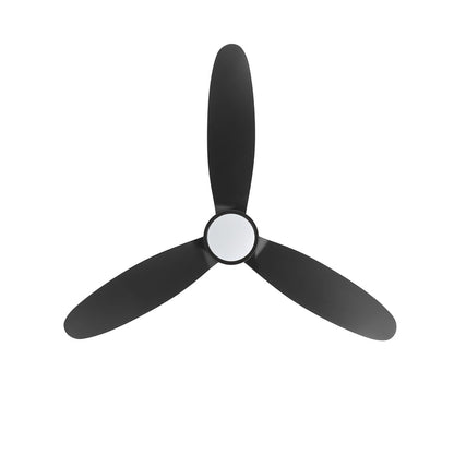 Solace 132cm Outdoor DC Fan - Black with Black ABS Blades