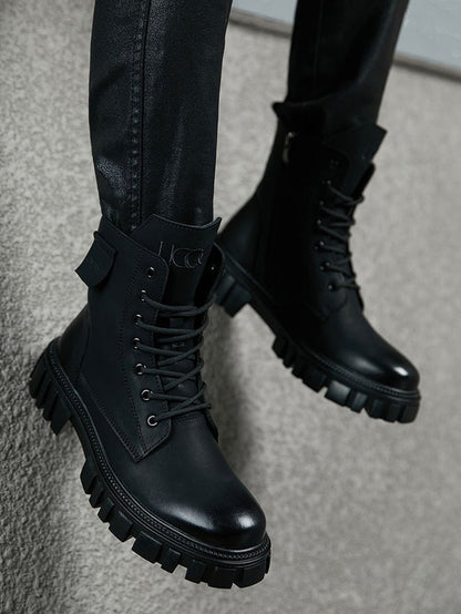 Handcrafted Genuine Leather Men's Boots - product view 2