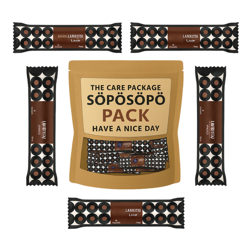 SÖPÖSÖPÖ Scandinavian Treat Pack – Fazer Choco Licorice Bars – 20g × 5 Bars – soposopo pack