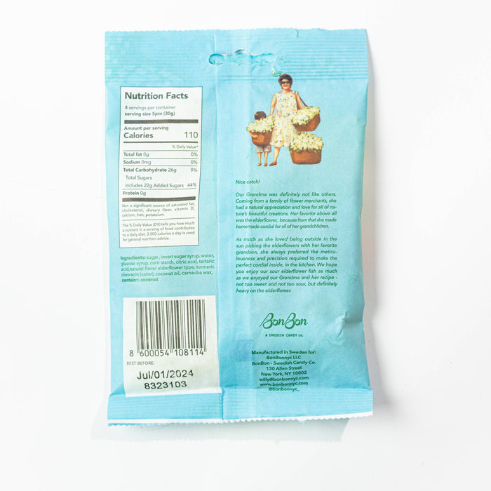 Sour Elderflower Fish - Swedish Candy